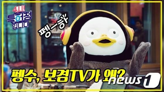 본문 이미지 - 펭수 관련 상표권 논란이 출원인 측이 상표출원을 취하하면서 종지부를 찍게 됐다. '4시! 특허청입니다' 펭수·보겸TV 편 화면ⓒ 뉴스1