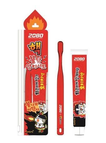본문 이미지 - 2080X불닭볶음면 '2080 호치치약'.ⓒ 뉴스1