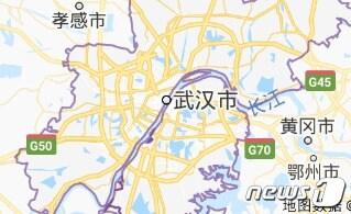 본문 이미지 - 우한 등 도시 위치도 - 구글 어스 갈무리