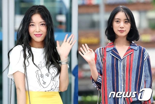 본문 이미지 - 원더걸스 출신 유빈(왼쪽)과 혜림 ⓒ 뉴스1