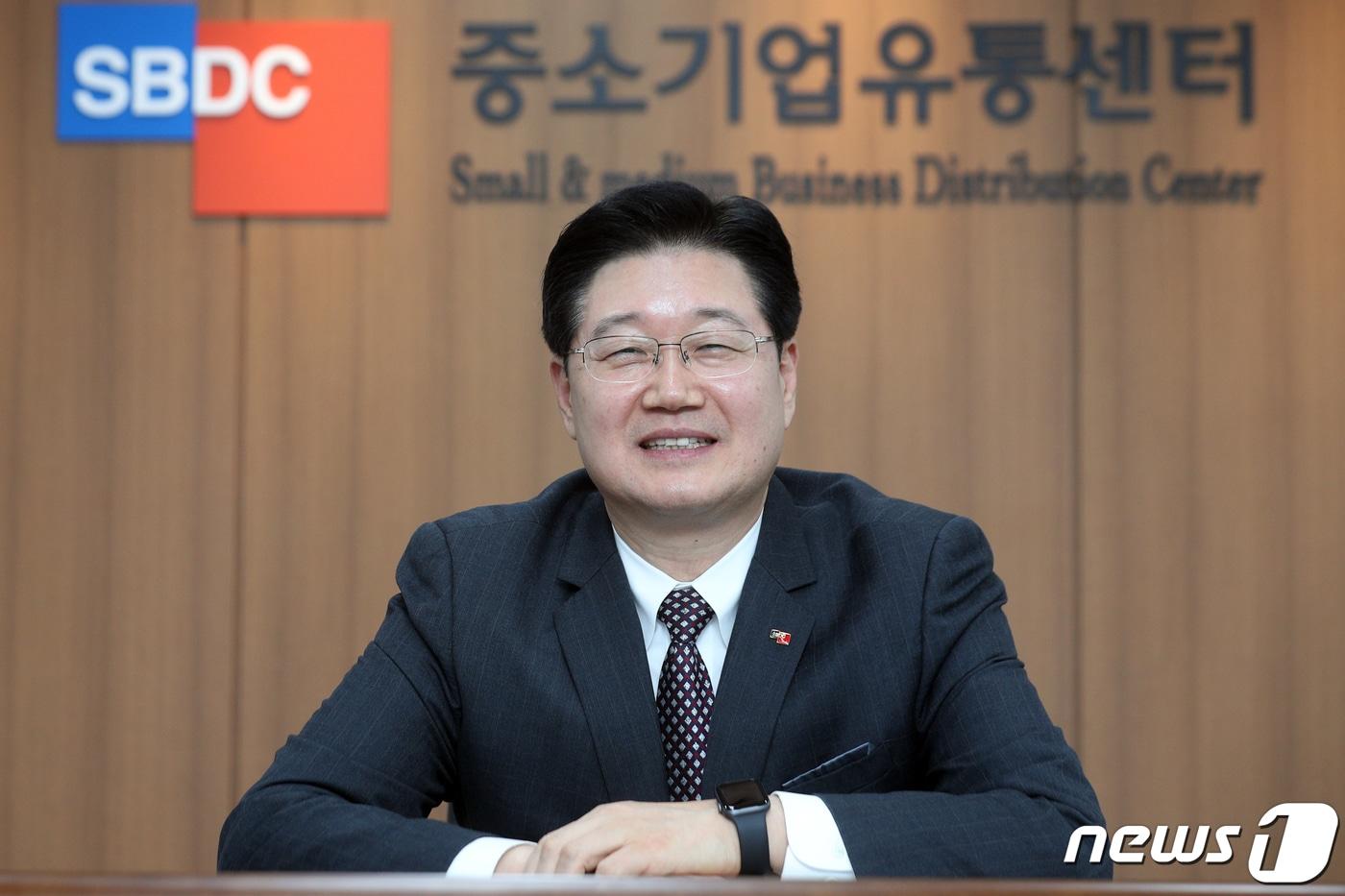 정진수 중소기업센터 대표이사 ⓒ News1 황기선 기자