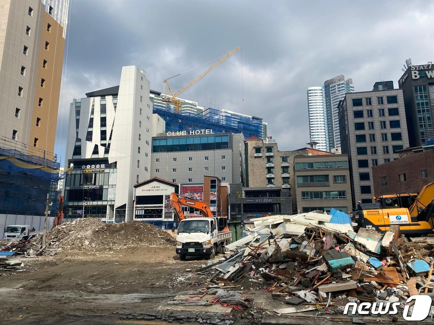 본문 이미지 - 해운대 집창촌 609 부지 /ⓒ 뉴스1 박세진 기자