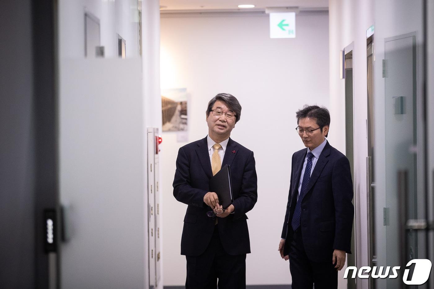 김지형 신임 경사노위 위원장 ⓒ News1 유승관 기자