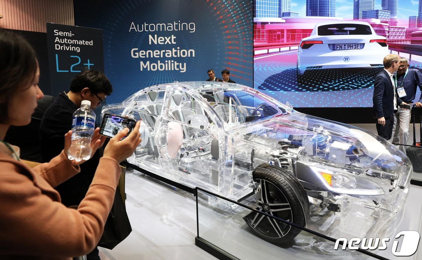 사진은 기사 이해를 돕기 위한 국제가전전시회 &#39;CES 2020&#39;의 미래차 전시부스로, 기사내용과 직접 관련 없음 ⓒ News1