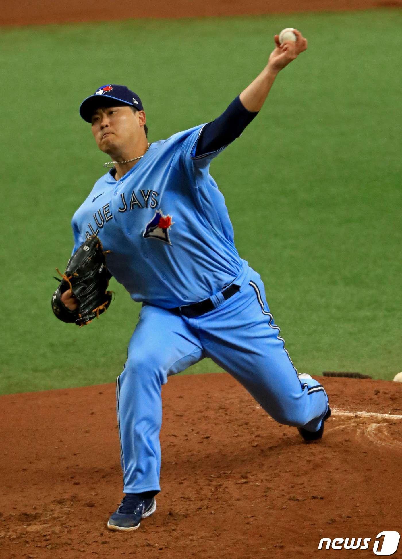 본문 이미지 - 토론토 블루제이스 류현진. ⓒ AFP=뉴스1