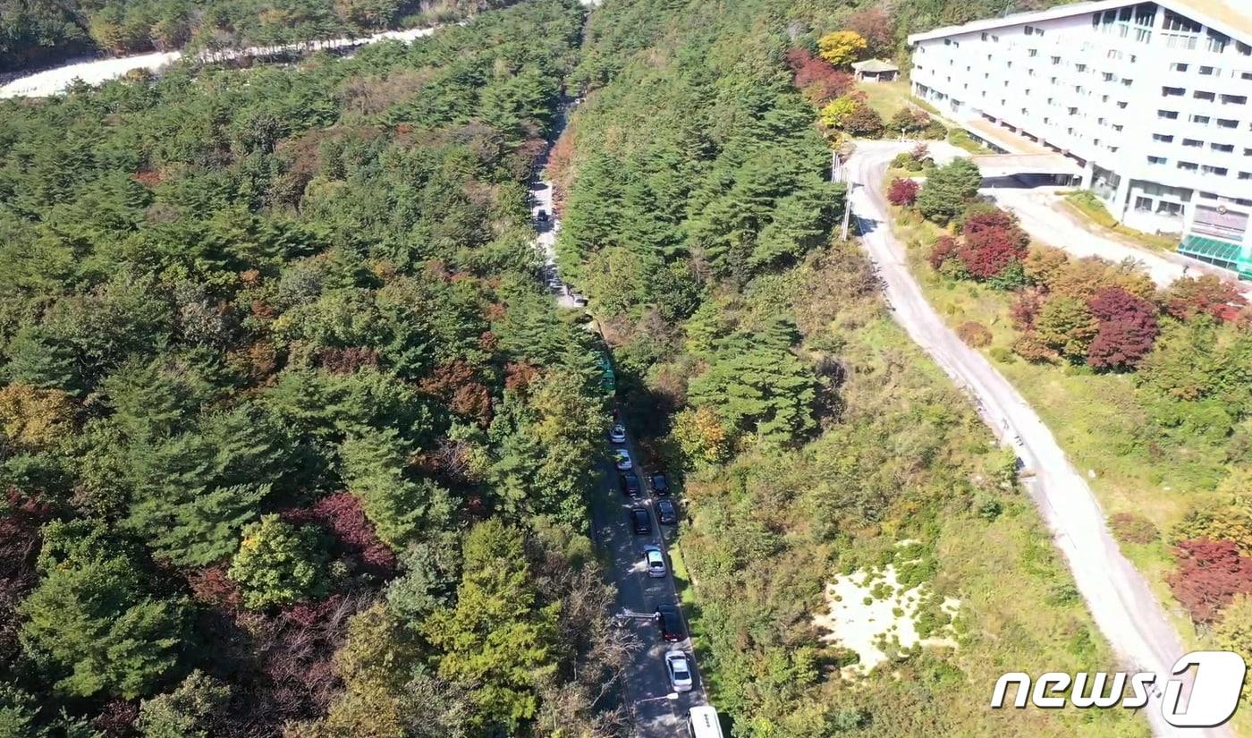 강원 속초 목우재 설악산 국립공원 진입로. (설악산국립공원사무소 제공, 재판매 및 DB 금지) 