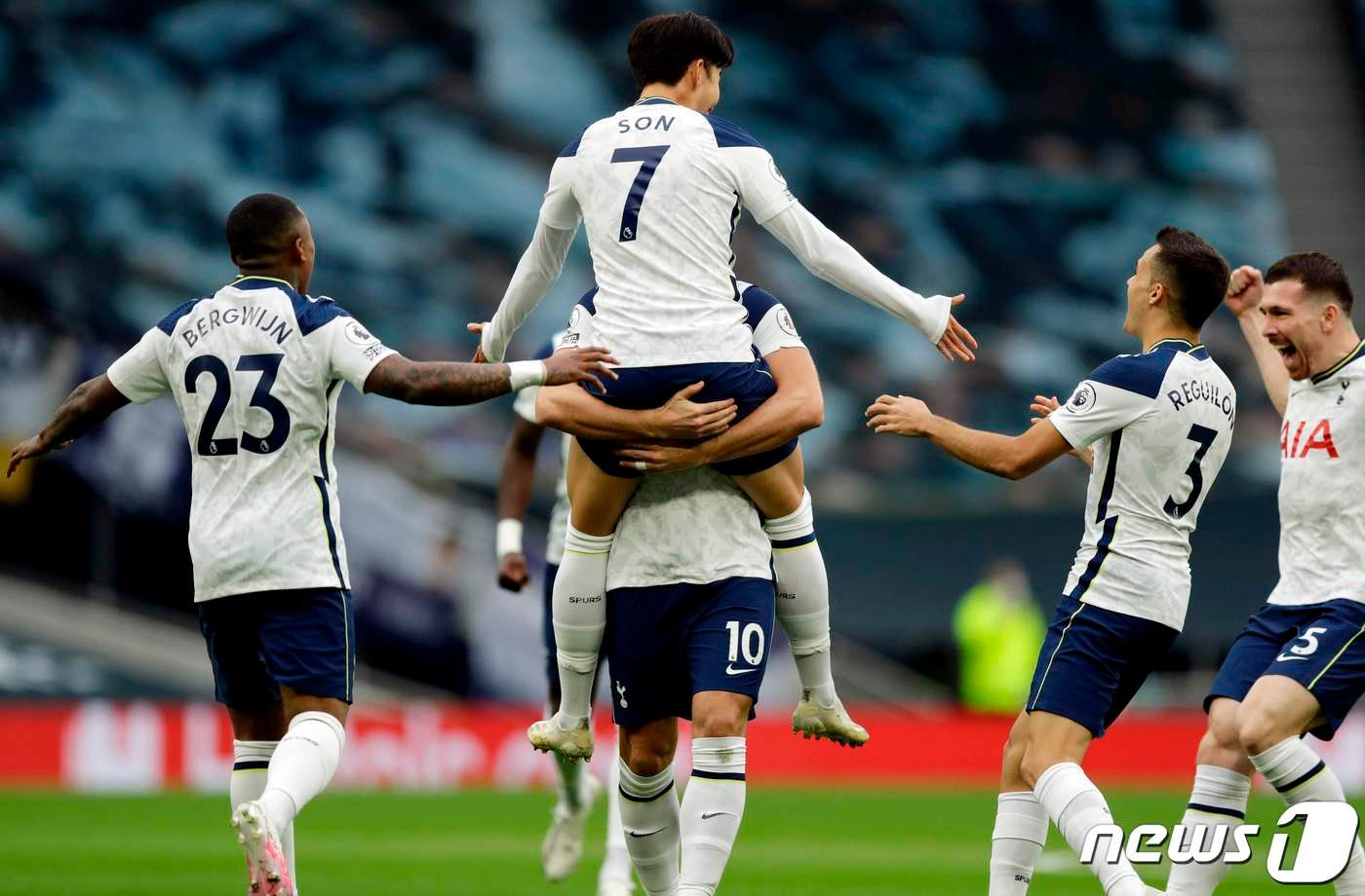 8경기에서 9골. 손흥민이 올 시즌 놀라운 결정력을 자랑하고 있다. ⓒ AFP=뉴스1