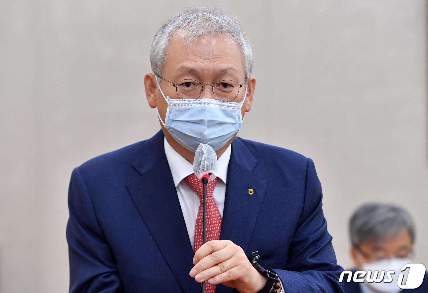 본문 이미지 - 정영채 전 NH투자증권 대표이사. 2020.10.23 ⓒ 뉴스1 박세연 기자