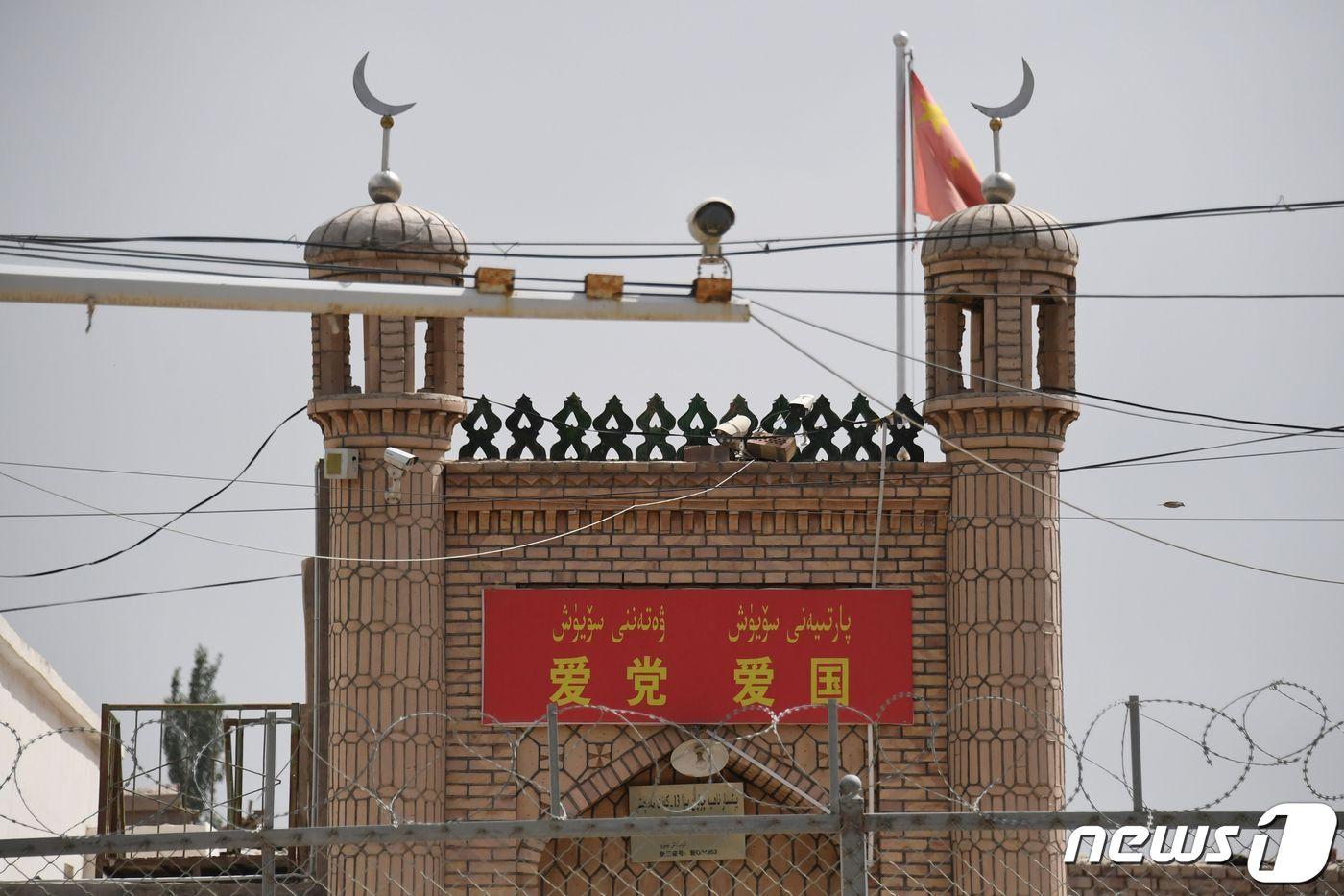 중국 신장위구르자치구 카슈가르 남쪽 양기사르에 있는 이슬람 사원. ⓒ AFP=뉴스1