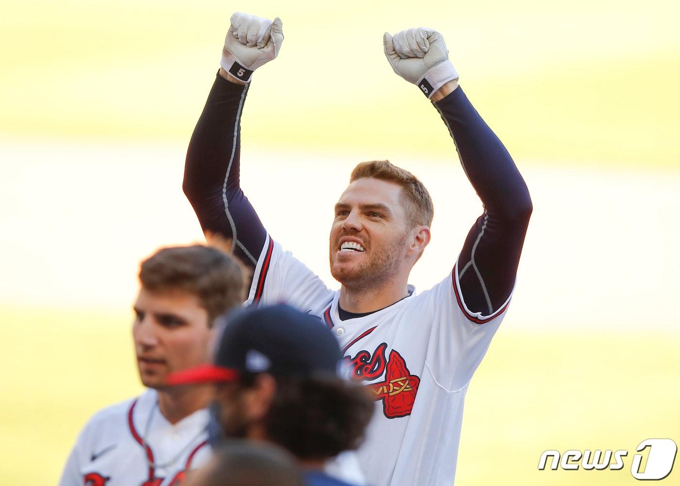 본문 이미지 - 애틀랜타 브레이브스의 프레디 프리먼. ⓒ AFP=뉴스1