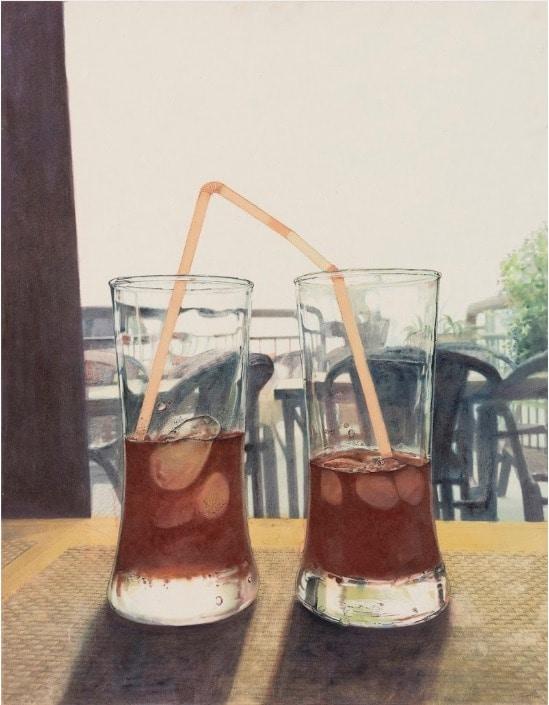 본문 이미지 - 김두은, attractive-force, 장지에 채색, 80x103㎝.ⓒ 뉴스1