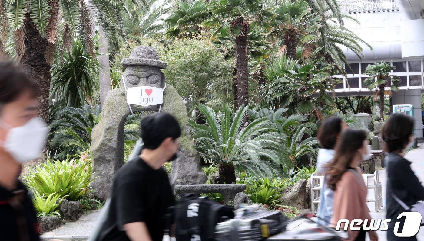 제주국제공항 국내선 도착장 ⓒ News1 