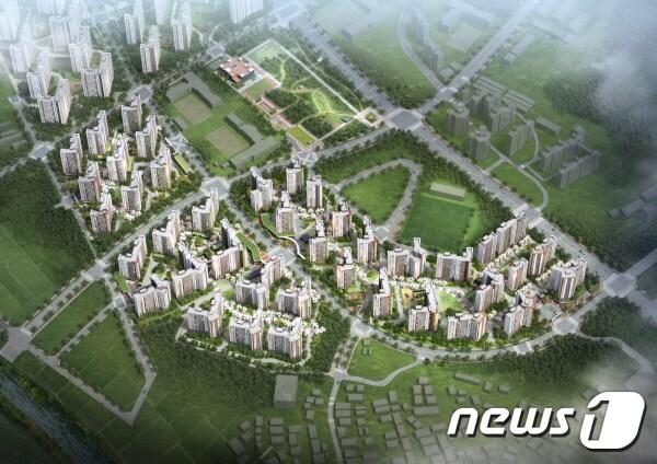 본문 이미지 - 반정 아이파크 캐슬 조감도. ⓒ 뉴스1