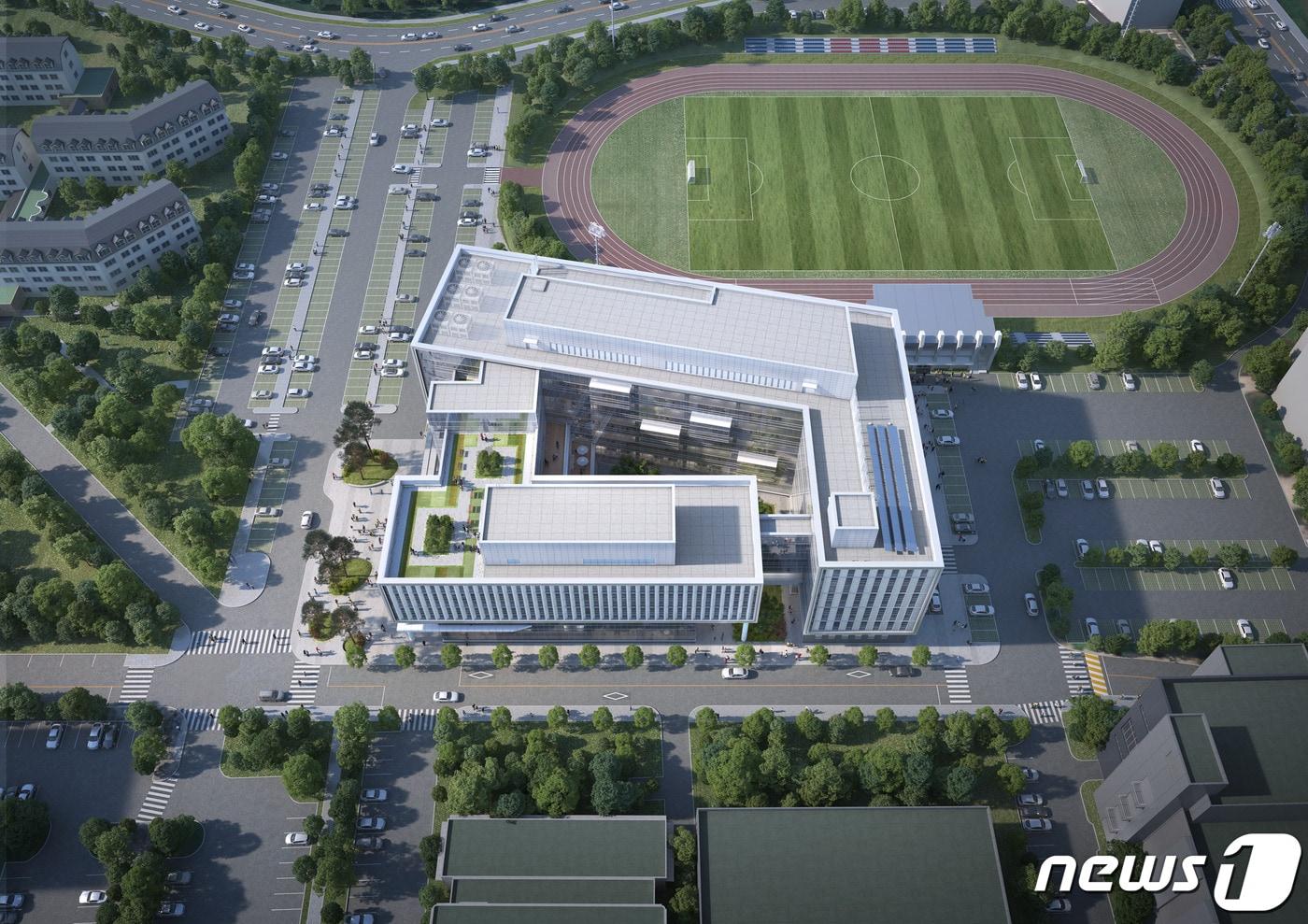 기초과학연구원(IBS)의 한국과학기술원(KAIST·카이스트) 캠퍼스 연구시설 조감도. (과기정통부 제공) 2020.11.12/뉴스1