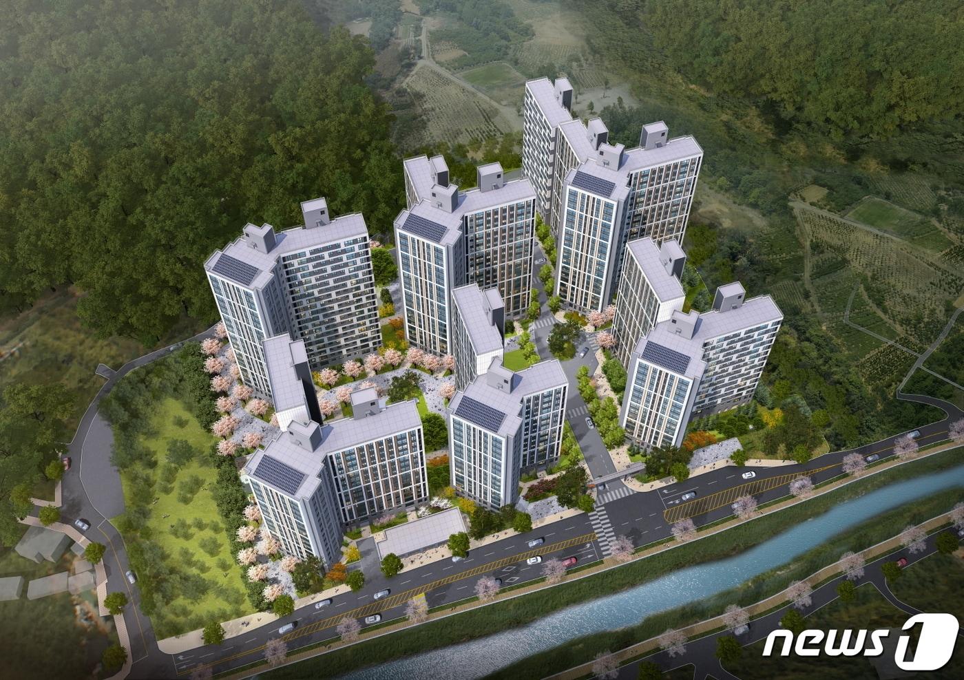 대림건설, 'e편한세상 금산 프라임포레' 조감도. ⓒ 뉴스1