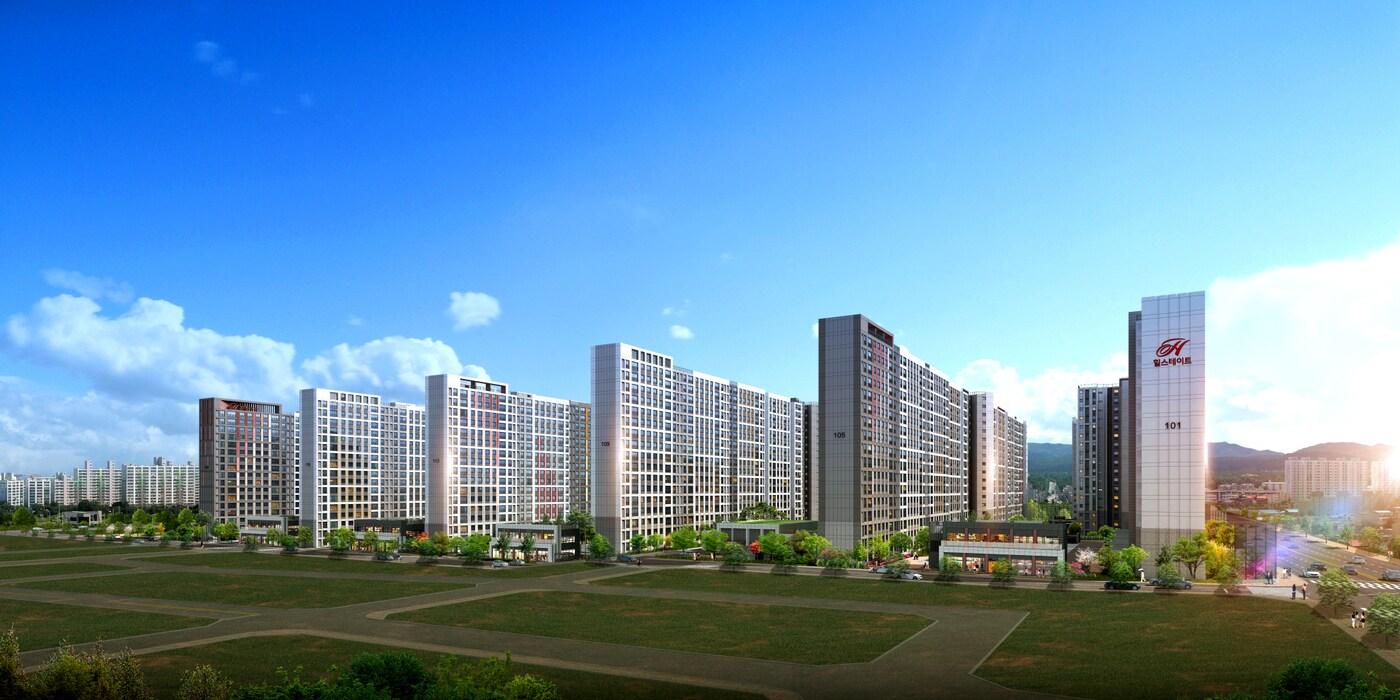 힐스테이트 포항 투시도.(제공=현대건설)ⓒ 뉴스1