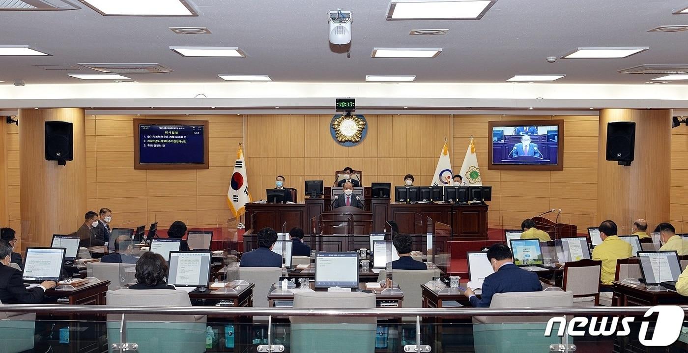 본문 이미지 - 광양시의회 본회의장ⓒ 뉴스1