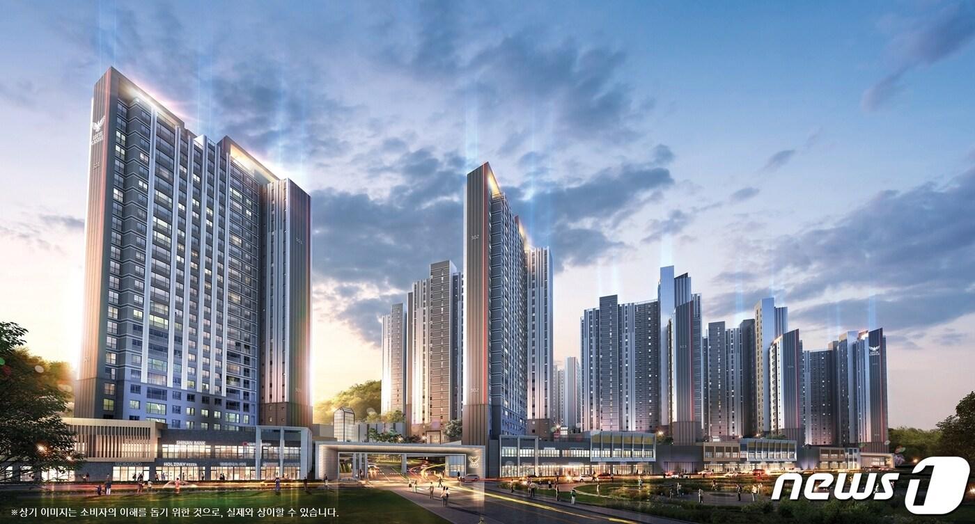 롯데건설 '오산 롯데캐슬 스카이파크'. ⓒ 뉴스1