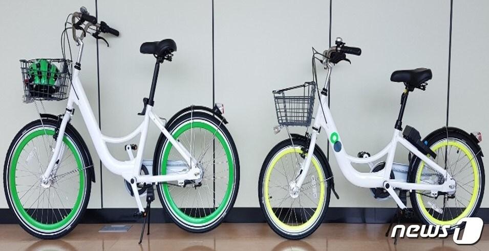 본문 이미지 - 따릉이(왼쪽)와 새싹따릉이ⓒ 뉴스1