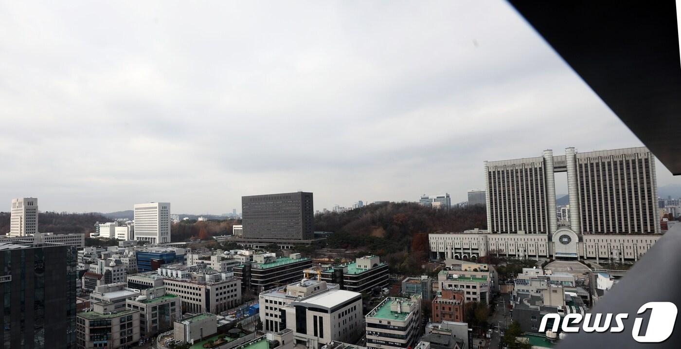 서울 서초구 법조타운의 모습. 2020.11.29/뉴스1 ⓒ News1 황기선 기자