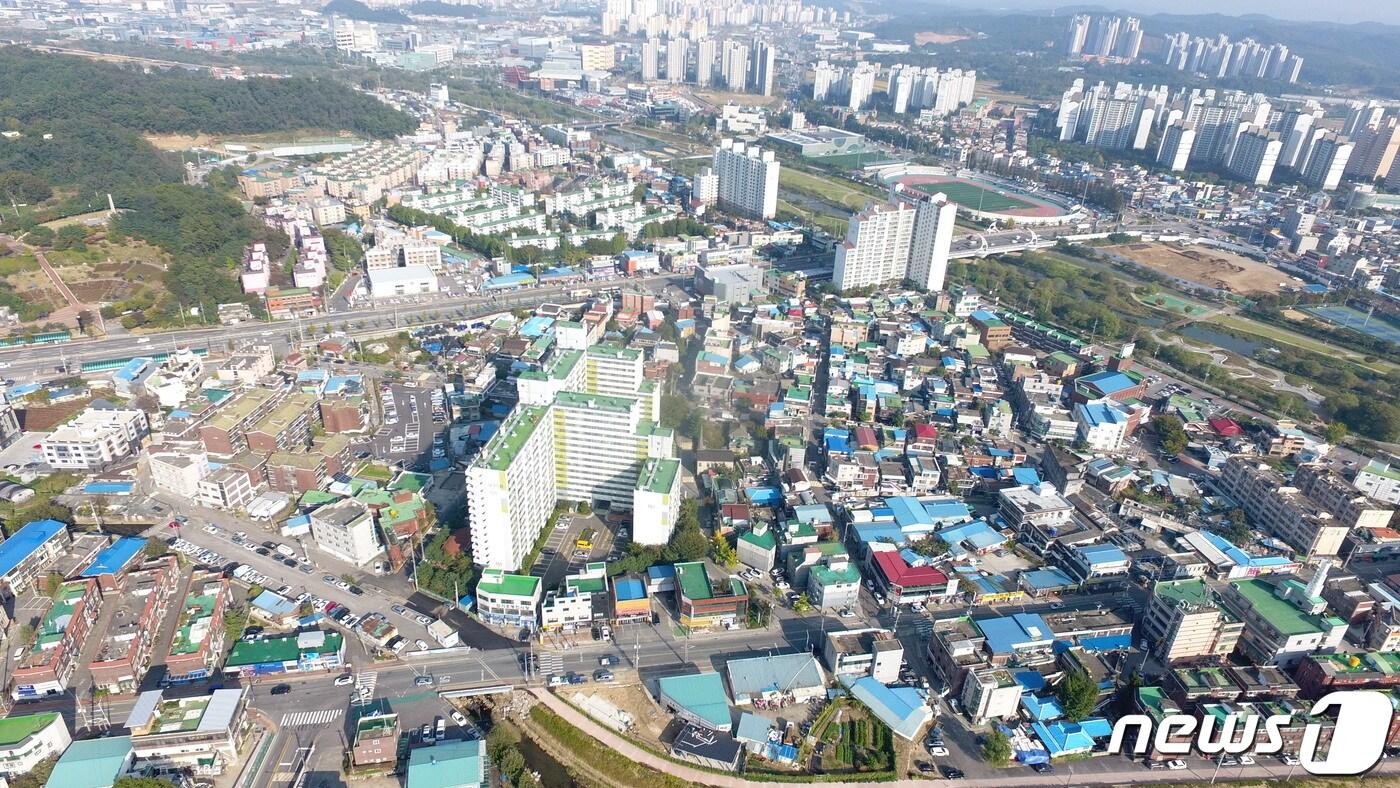 본문 이미지 - 궐동 새장터 어울터 화목마을사업 선정지 (오산시 제공) /ⓒ 뉴스1