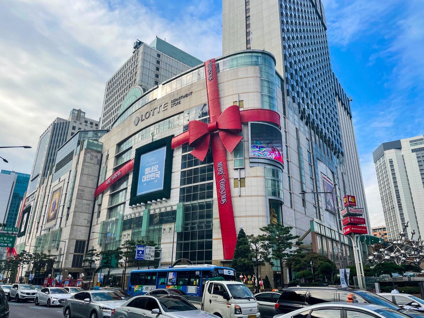 본문 이미지 - 롯데백화점 서울 소공동 본점 크리스마스 테마(롯데쇼핑 제공)ⓒ 뉴스1