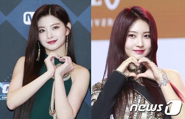 본문 이미지 - 에버글로우 이런&#40;왼쪽&#41;, 시현 ⓒ 뉴스1