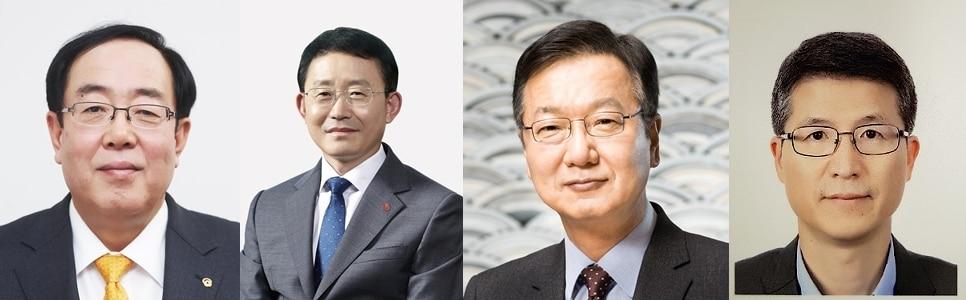 본문 이미지 - (왼쪽부터)최광호 한화건설 사장, 하석주 롯데건설 사장, 최성안 삼성엔지니어링 사장, 오세철 삼성물산 사장. ⓒ 뉴스1