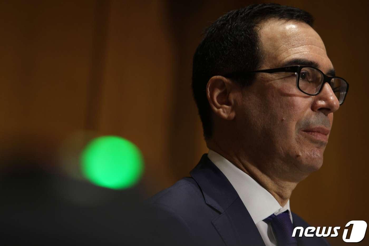 스티븐 므누신 전 미국 재무장관. ⓒ AFP=뉴스1 ⓒ News1 우동명 기자