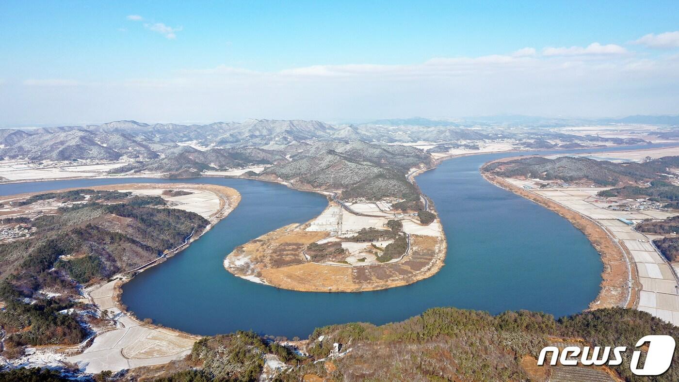 본문 이미지 - 전남 나주시 동강면의 영산강. 사진은 기사와 관련없음. ⓒ News1 박영래 기자