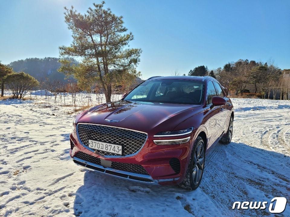 본문 이미지 - 시승차 제네시스 GV70 ⓒ 뉴스1 김민석 기자