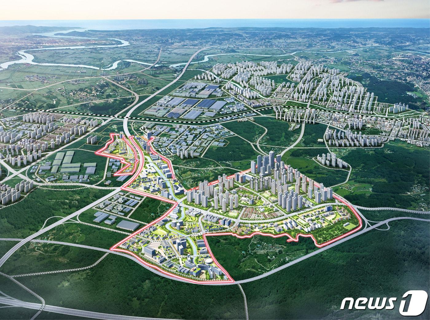본문 이미지 - 평택 브레인시티 조감도. ⓒ 뉴스1