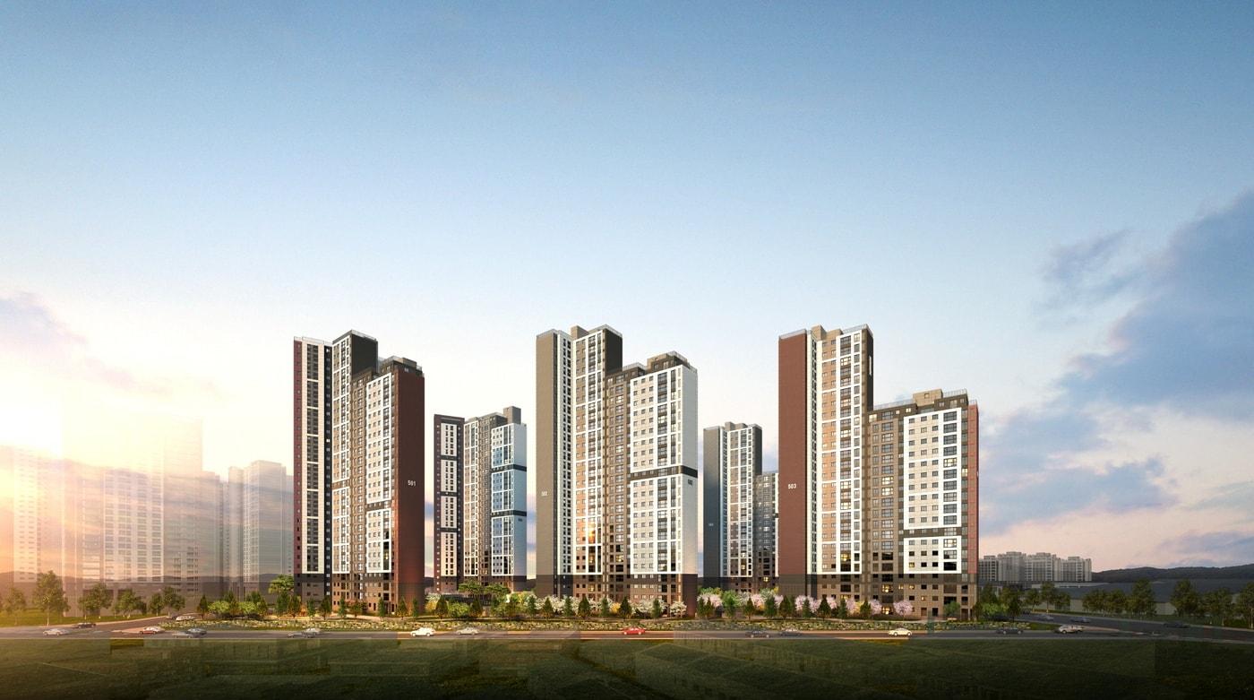 더샵 디오션시티 2차 투시도.&#40;제공=포스코건설&#41;ⓒ 뉴스1