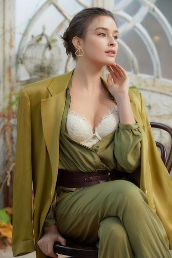 본문 이미지 - 바바라 란제리 브랜드 모델 화보ⓒ 뉴스1(CJ ENM 오쇼핑 부문 제공)