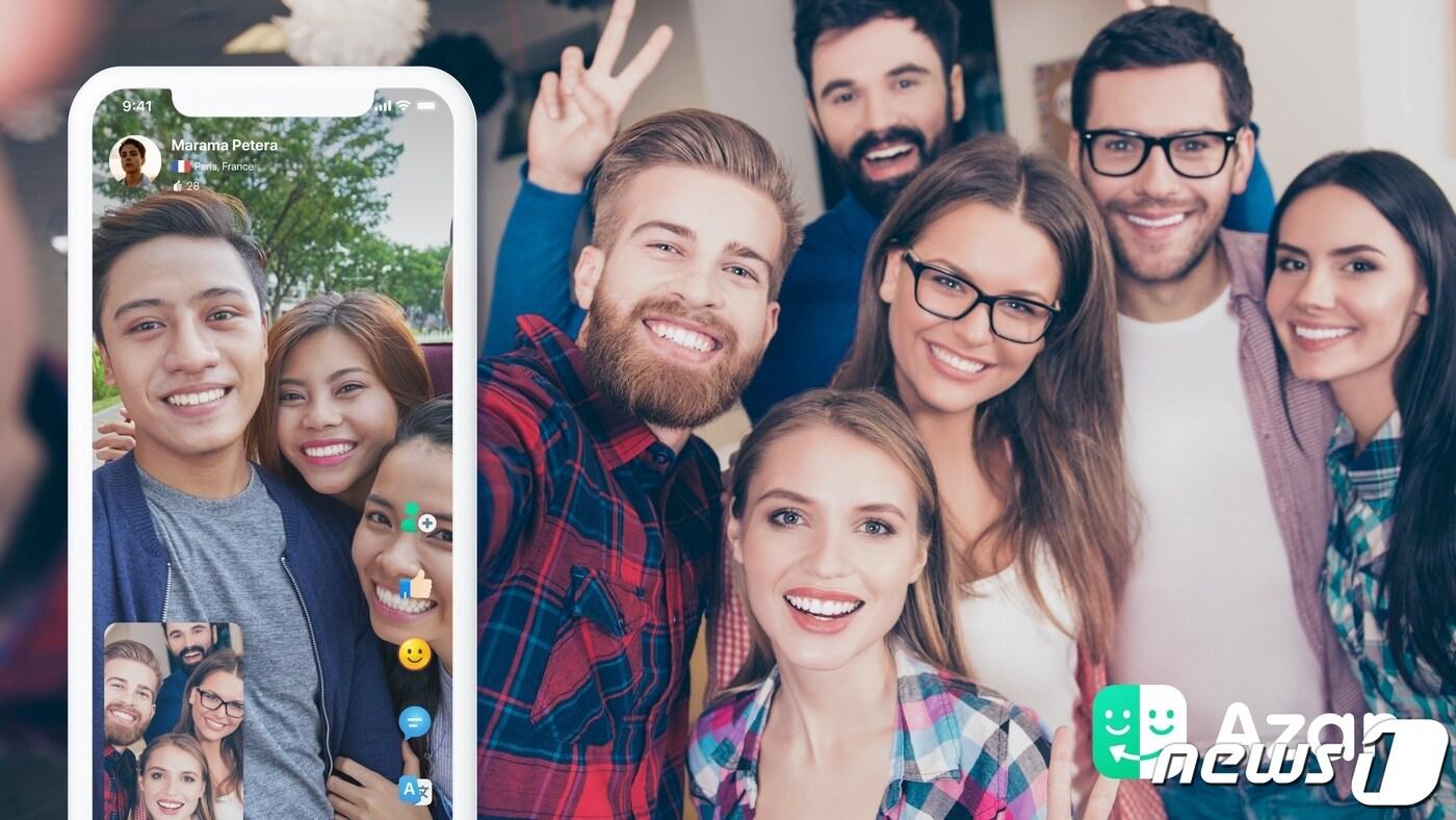 아자르 이용화면 (하이퍼커넥트 제공) ⓒ 뉴스1