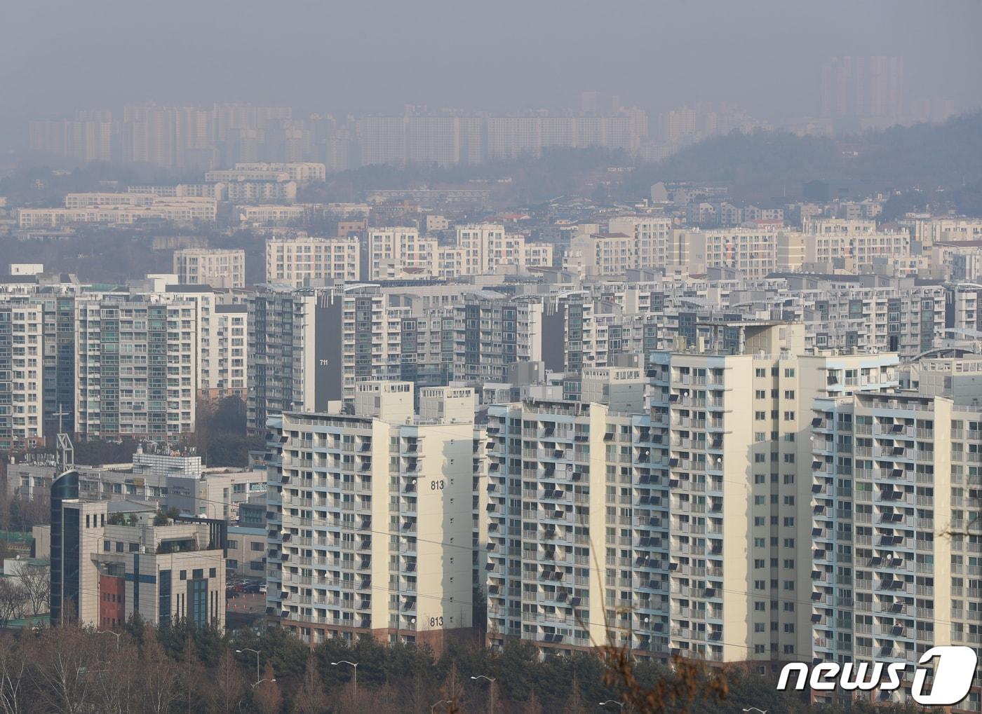 본문 이미지 - 서울의 아파트 단지 모습.ⓒ News1 신웅수 기자
