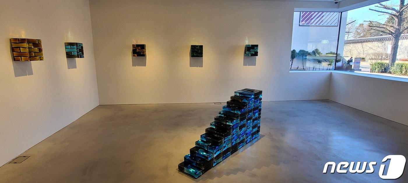 본문 이미지 - 장-미셸 오토니엘 개인전 'NEW WORKS' 전경.ⓒ 뉴스1 이기림 기자