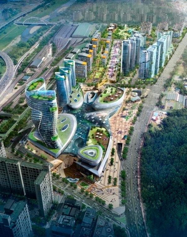 본문 이미지 - '수서역 환승센터 복합개발사업' 조감도. 사진"강남구 제공 ⓒ 뉴스1