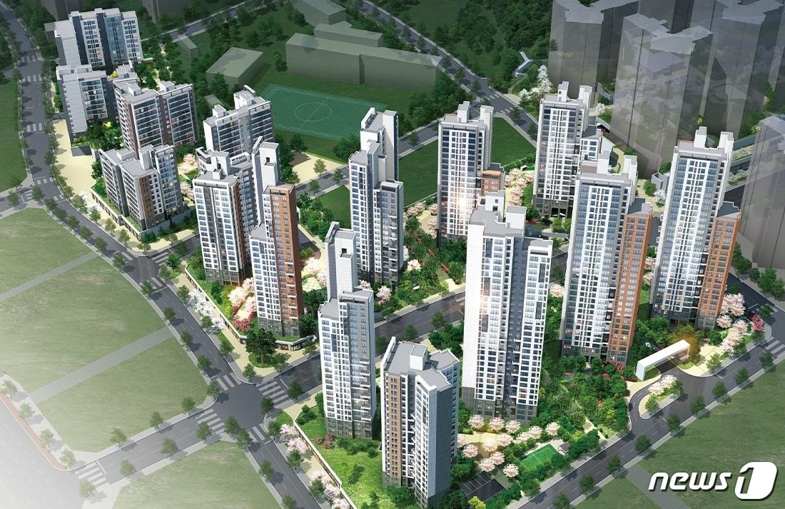 본문 이미지 - DMC파인시티자이 조감도. ⓒ 뉴스1