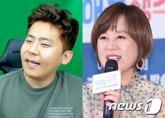 본문 이미지 - 철구(왼쪽) 박미선 ⓒ 뉴스1