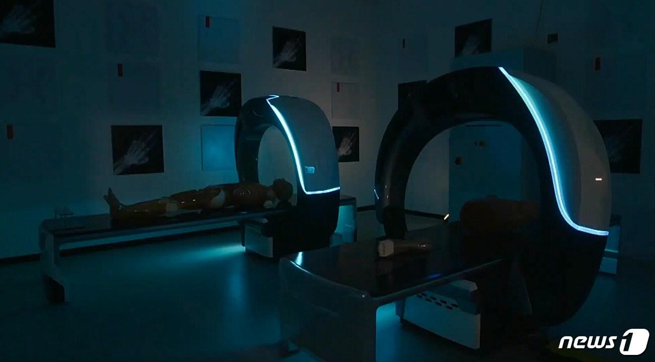 본문 이미지 - 나녹스가 아크 프로토타입을 RSNA 2020에서 선보이고 있다 . (나녹스 제공)ⓒ 뉴스1