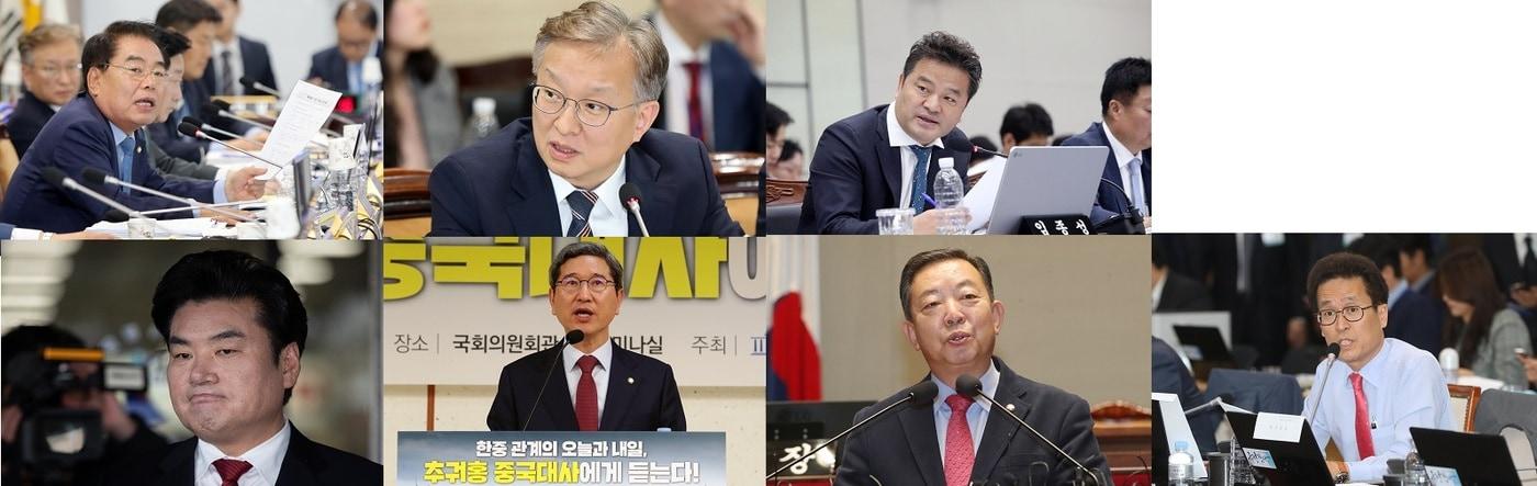 본문 이미지 - 경기도의원 출신 현역 국회의원 7명. 위 왼쪽부터 더불어민주당 백재현·권칠승·임종성 의원, 아래 왼쪽부터 자유한국당 원유철·김학용·이찬열·함진규 의원./ⓒ 뉴스1