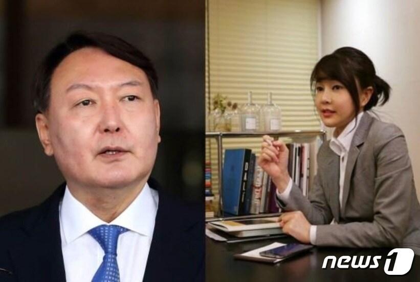 본문 이미지 - 윤석열 검찰총장과 부인 김건희씨. 페이스북 캡처 ⓒ 뉴스1