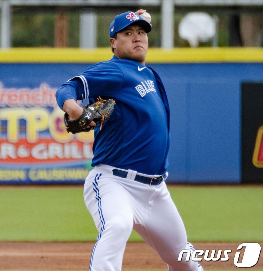 본문 이미지 - 메이저리그 토론토 블루제이스의 류현진. (토론토 SNS) 2020.2.28/뉴스1