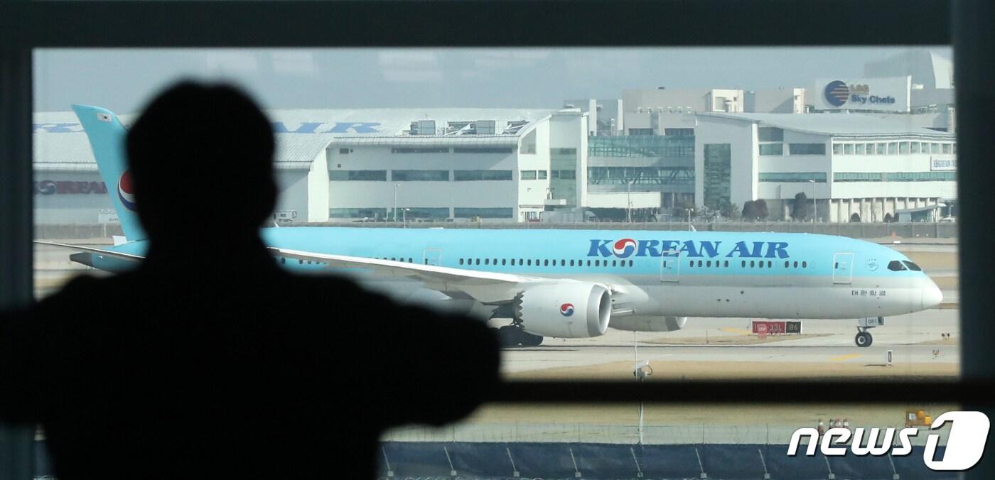 신종 코로나바이러스 여파로 대한항공이 인천발 중국행 일부 노선 일시 중단을 확대한다. ⓒ News1