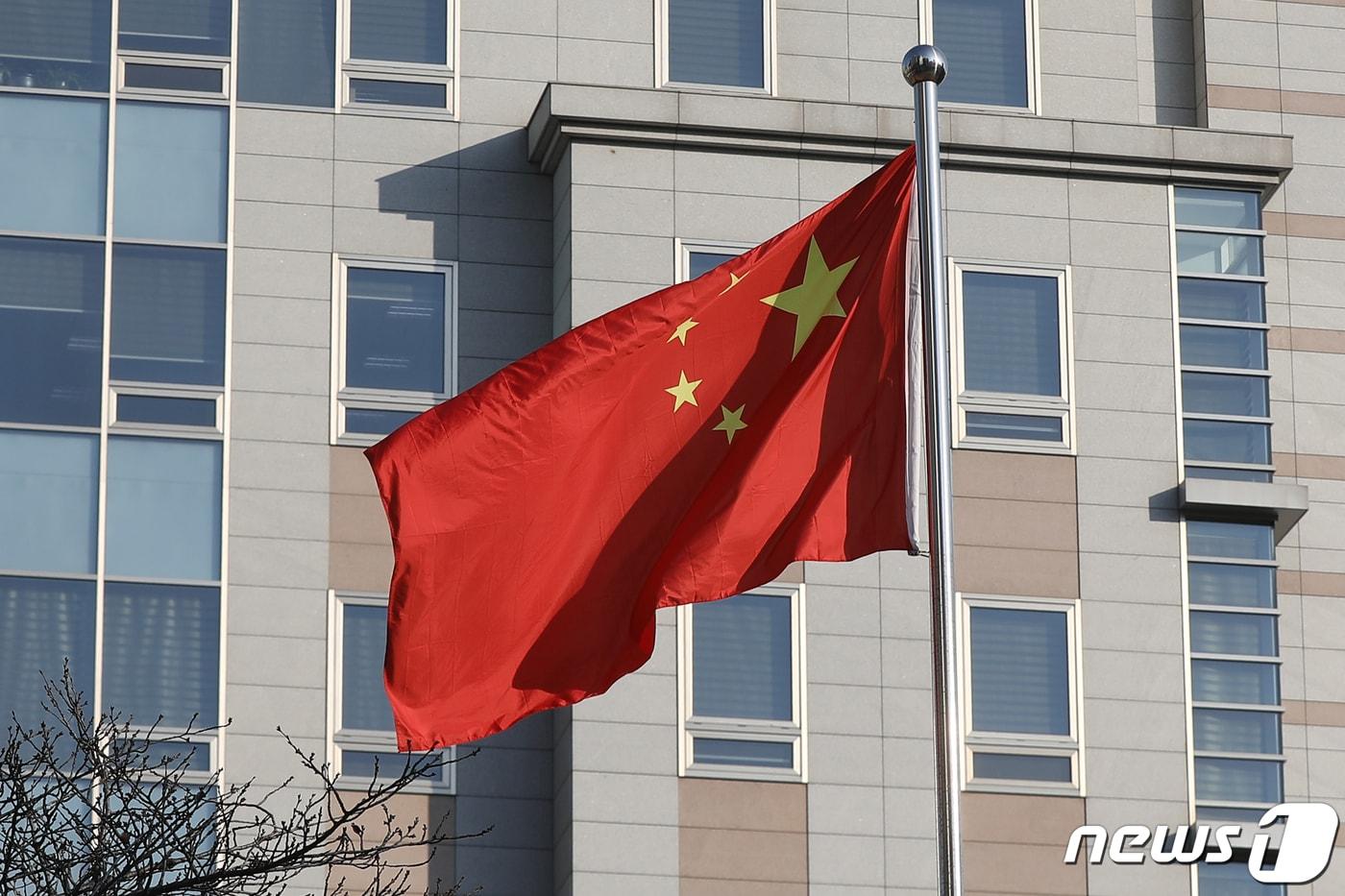 주한 중국대사관. 2020.2.4/뉴스1 ⓒ News1 민경석 기자