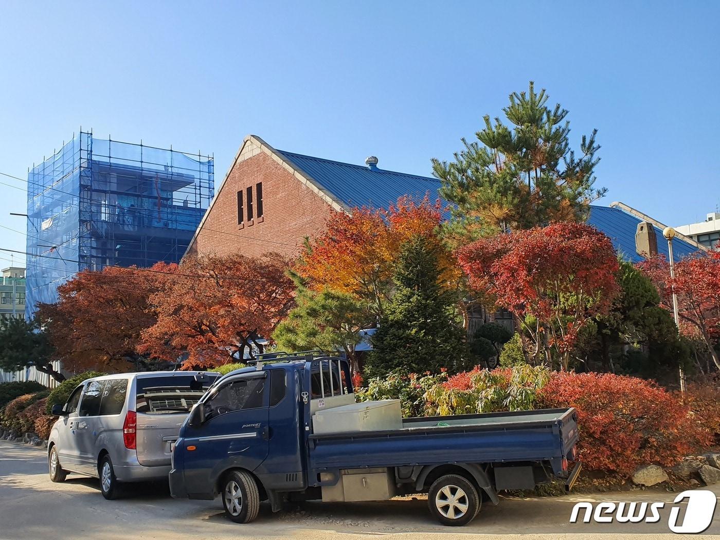 본문 이미지 - 선린인터넷고등학교 강당.(서울시 제공) ⓒ 뉴스1