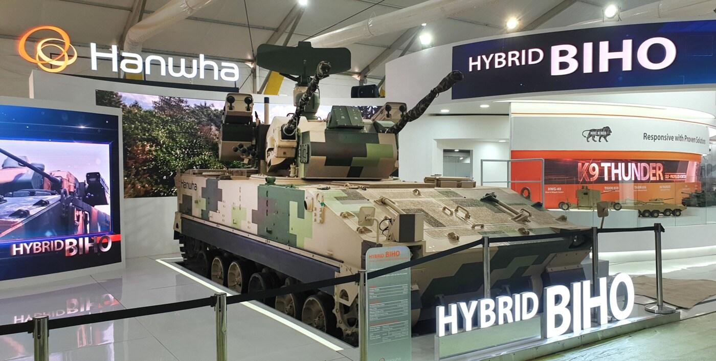 비호에 유도무기를 탑재한 대공무기체계 비호복합(한화 제공)ⓒ 뉴스1