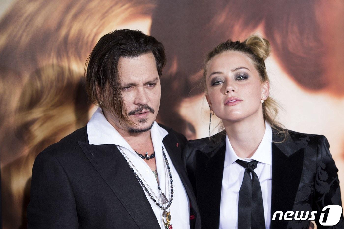 조니 뎁과 앰버 허드 ⓒ AFP=뉴스1