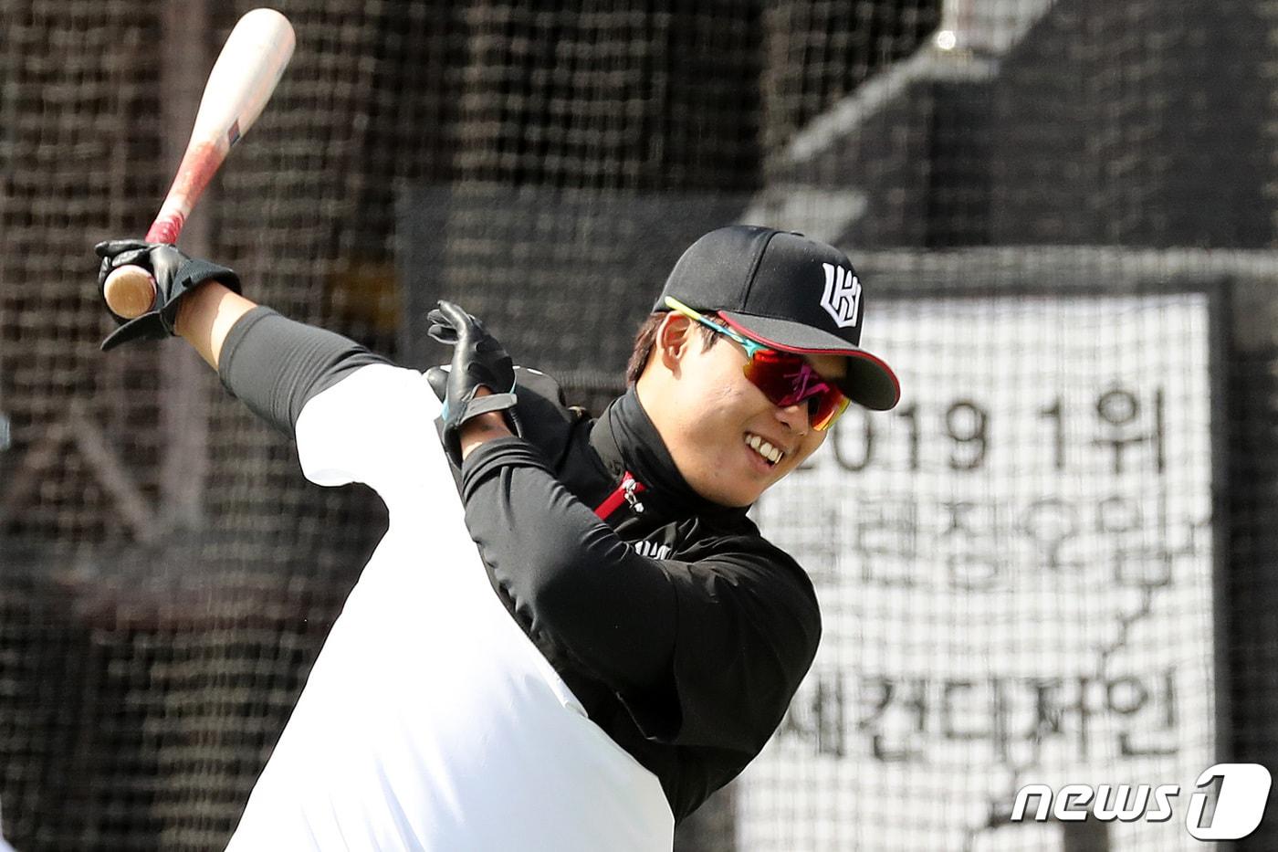본문 이미지 - KT 위즈 강백호. 2020.3.12/뉴스1 ⓒ News1 조태형 기자